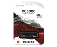 Dysk SSD KINGSTON KC3000 512GB PCIe 4.0 NVMe M.2 - 691106 - zdjęcie 2